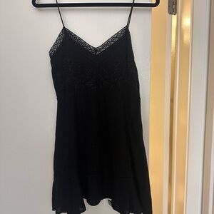 Zara Black Lace Detail Dress